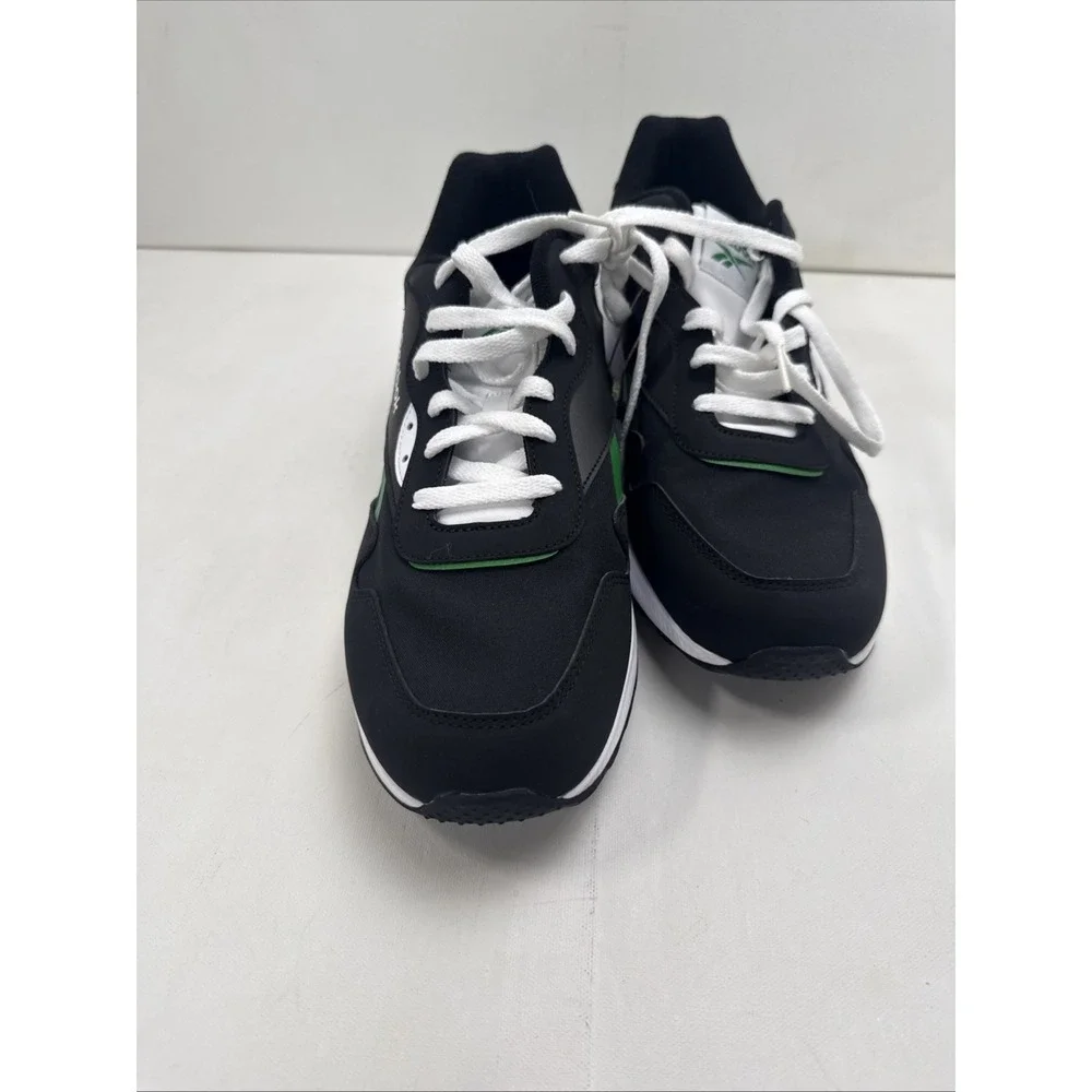 New‎ - Reebok Royal Flag Black & White Green FoamLite BS7966 Men Size 11.5 TShoe